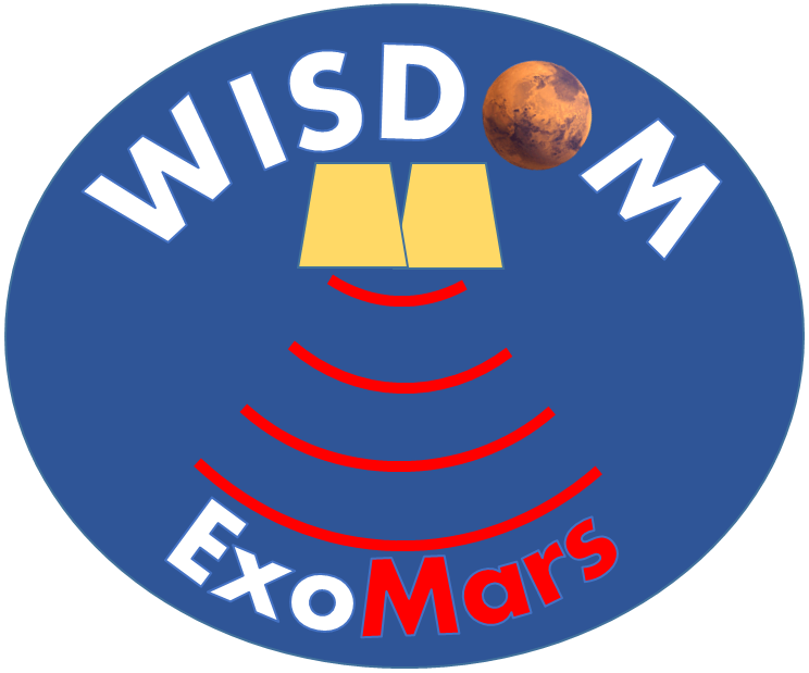 Logo of WISDOM Experiment for Mission ExoMars 2022